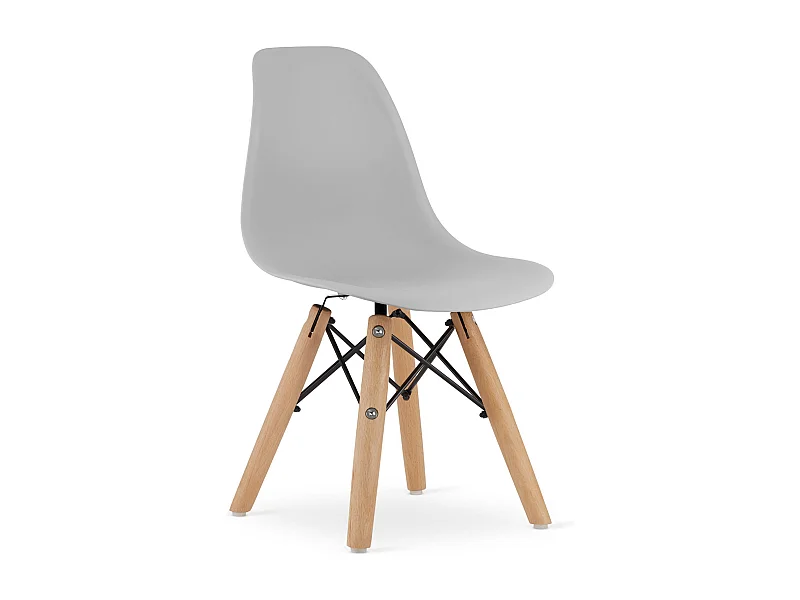 Valora ZUBI stoel grijs ergonomisch design voor kinderkamer