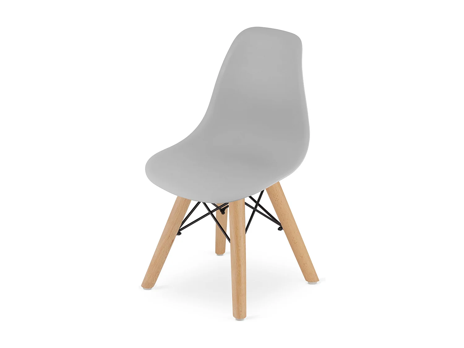 Valora ZUBI Stuhl, grau, ergonomisches Design für Kinderzimmer