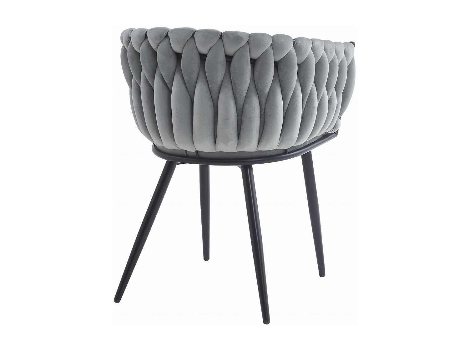 Valora MAYAN CHAIR Hellgrauer Samtbezug x2