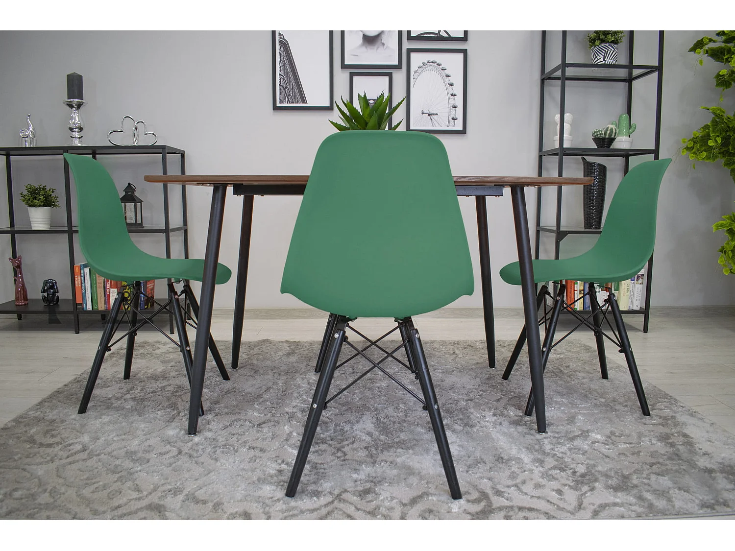 Cadeira Valora OSAKA Ergonômica com Pés Pretos para Sala de Estar