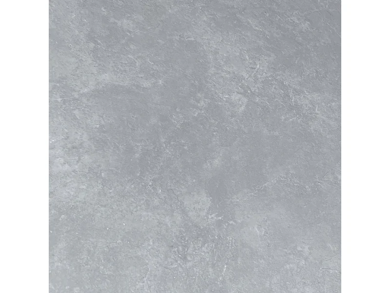 Table 180 x 90 cm en céramique gris béton pieds métal - RYDER 2