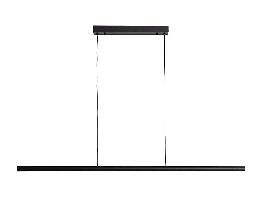 Lumae - Suspension linéaire en aluminium L120cm - Noir