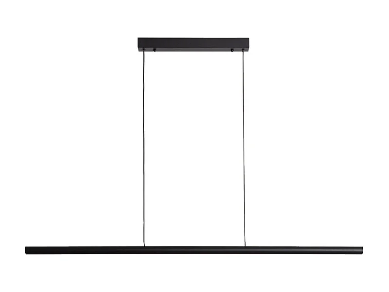 Lumae - Suspension linéaire en aluminium L120cm - Noir