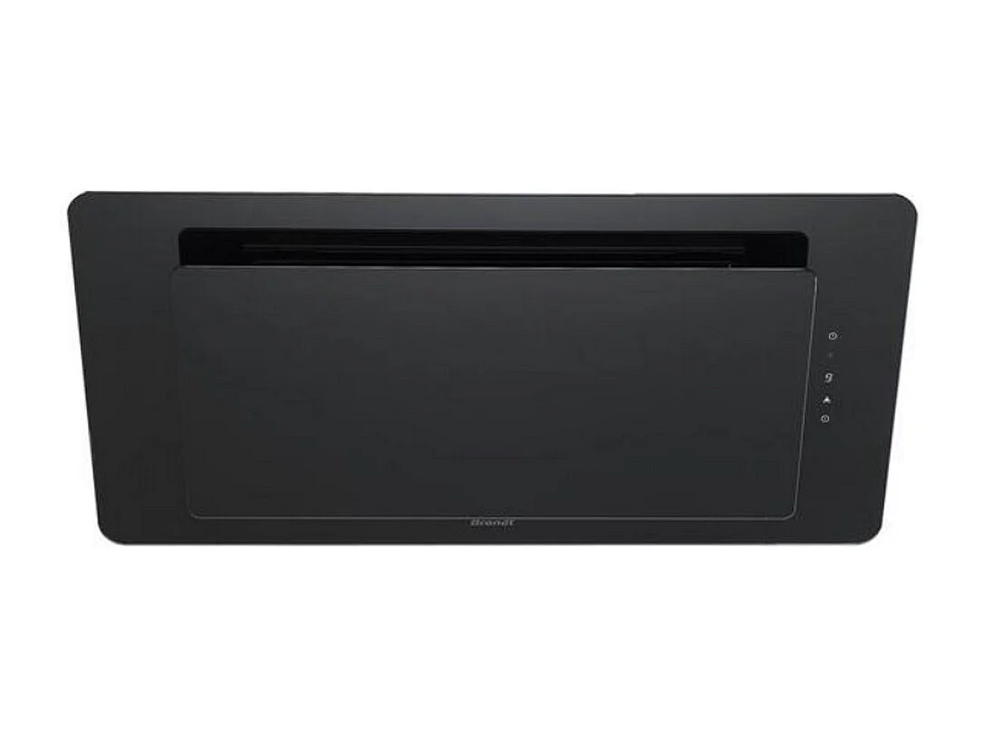 Brandt Hotte décorative inclinée 90cm 543m3/h inox/verre - BHV1974IB