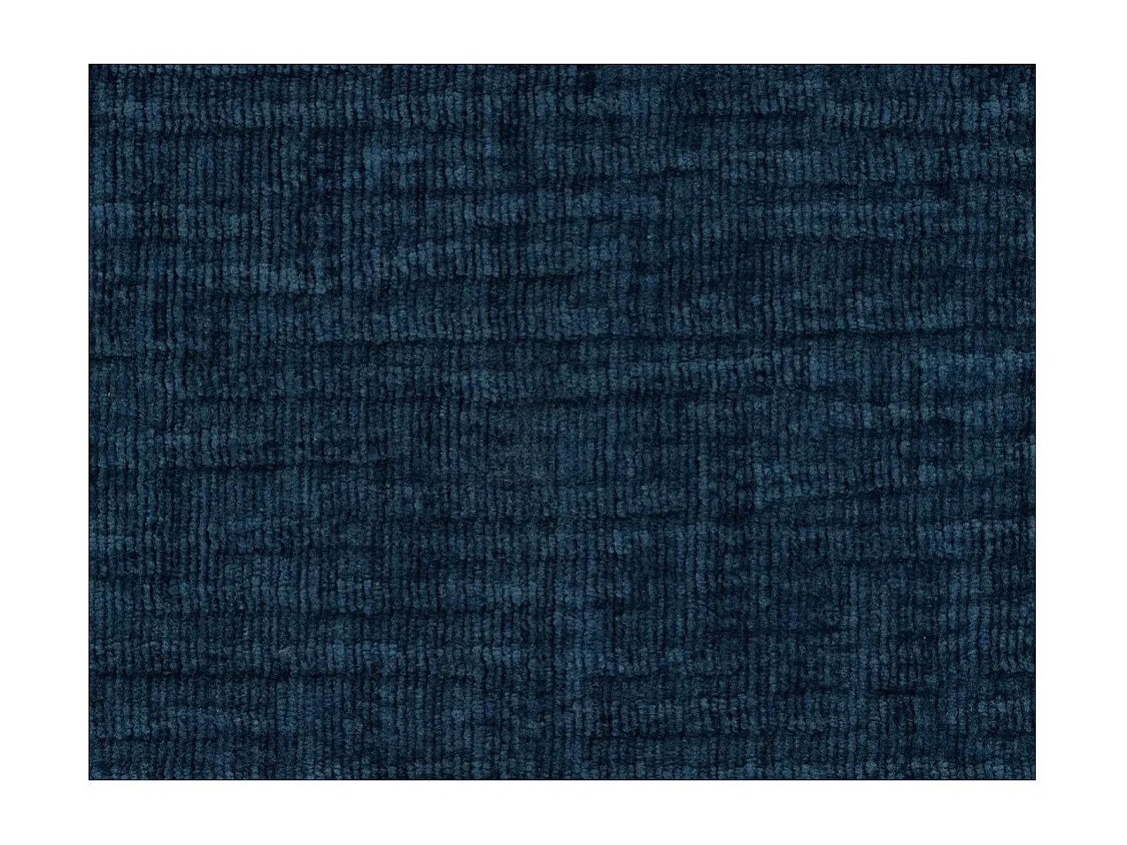 PACK - Canapé de relaxation ROSS électrique 2 places et fauteuil en tissu texturé 3D - Bleu foncé