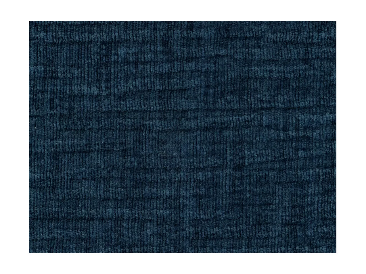 PACK - Canapé de relaxation ROSS manuel 2 places et fauteuil en tissu texturé 3D - Bleu foncé