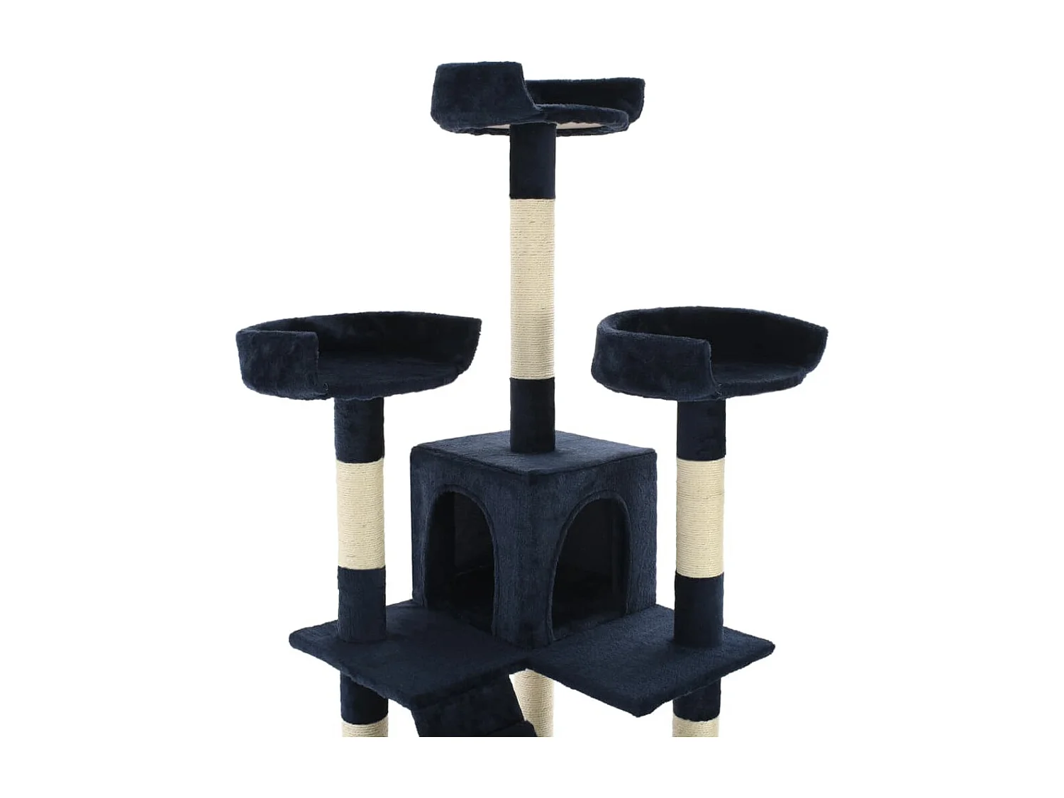Arbre à chat avec griffoirs en sisal 170 cm Bleu