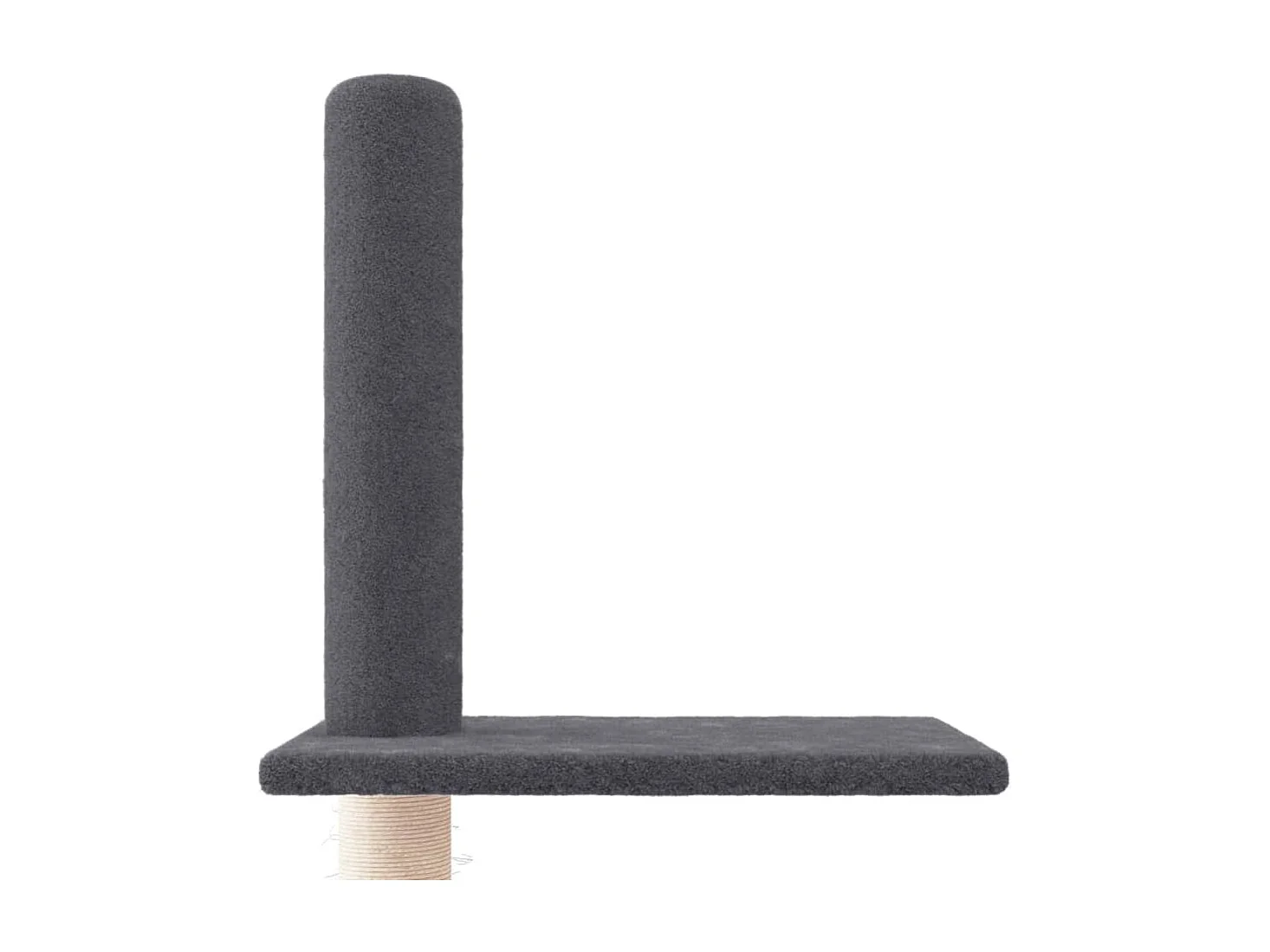 Arbre à chat du sol au plafond Gris foncé 250,5-276,5 cm