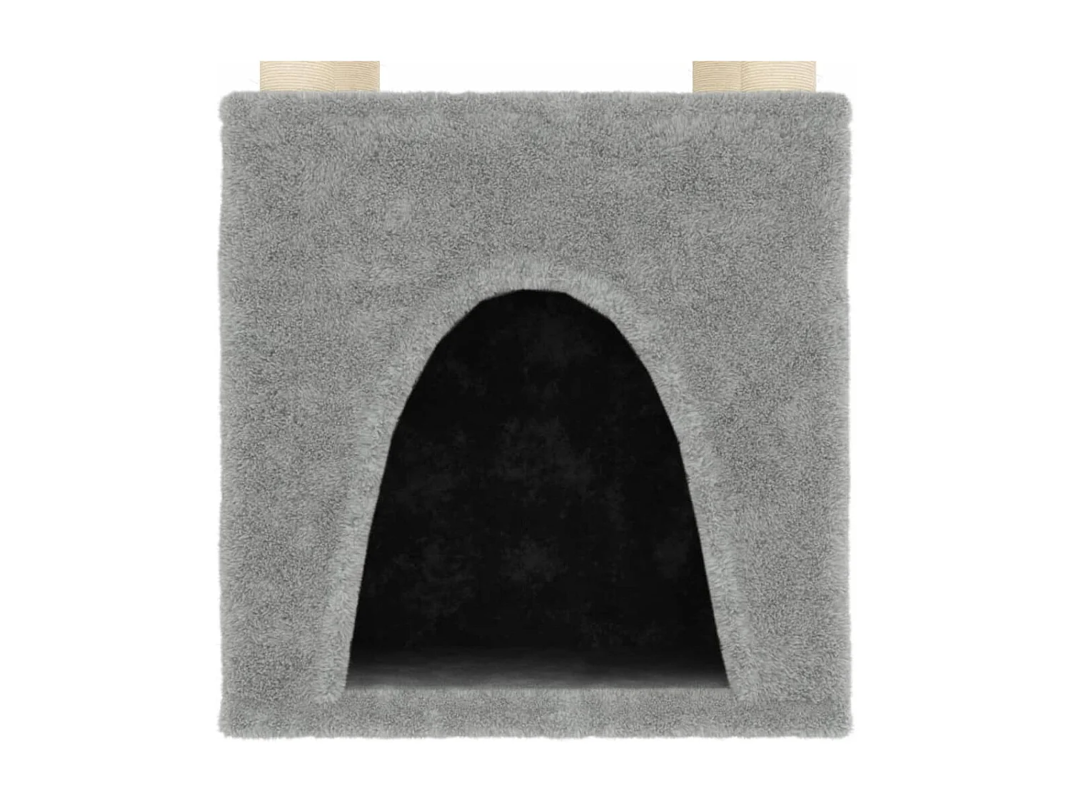 Arbre à chat avec griffoirs en sisal gris clair 147 cm