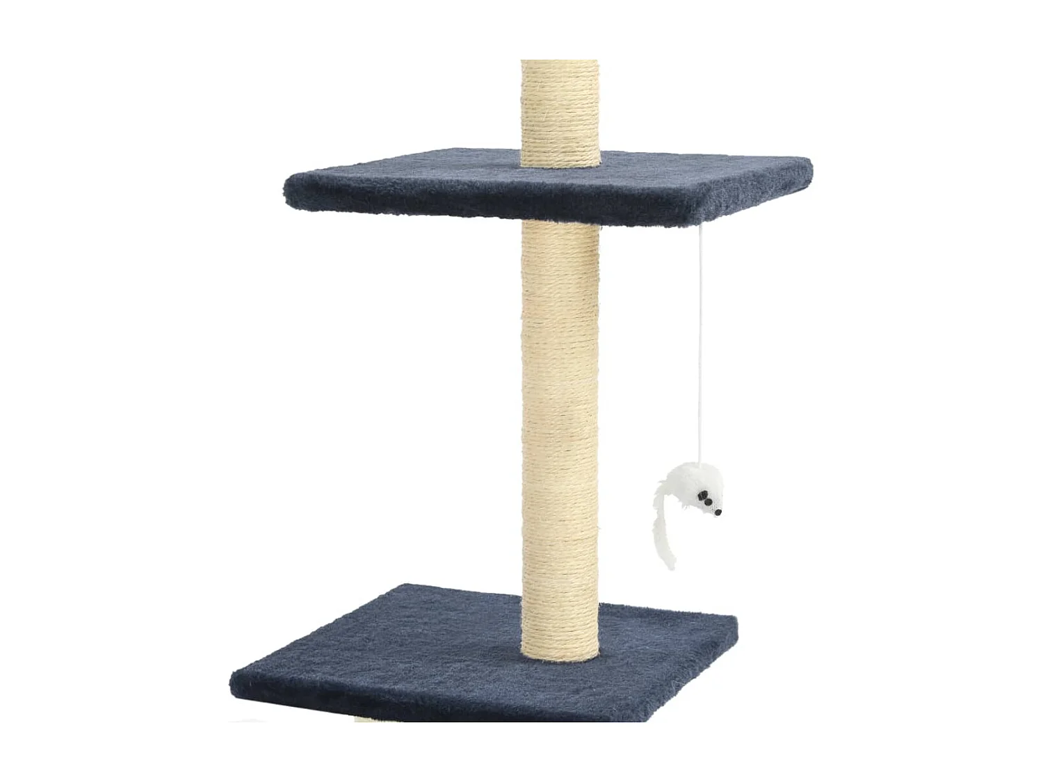 Arbre à chat avec griffoirs en sisal 260 cm Bleu foncé