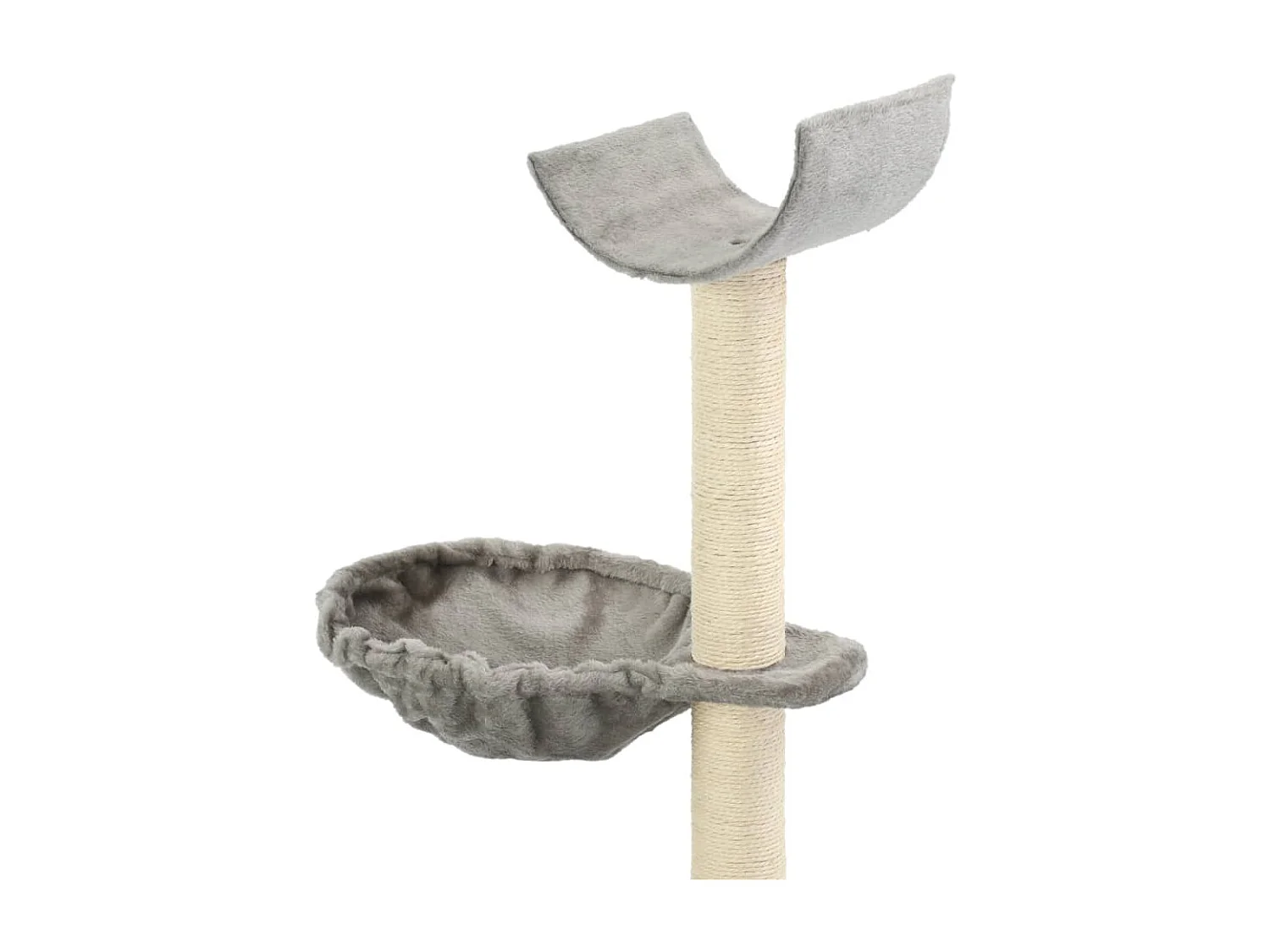 Arbre à chat avec griffoirs en sisal 105 cm Gris