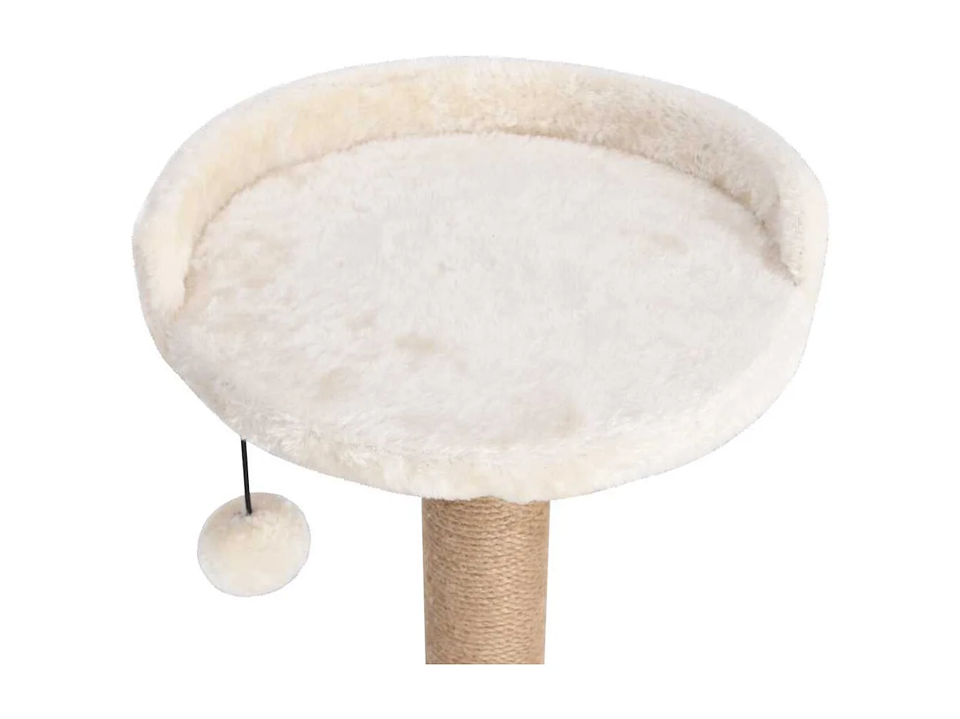 Árbol para gatos con poste rascador 123 cm hierba marina