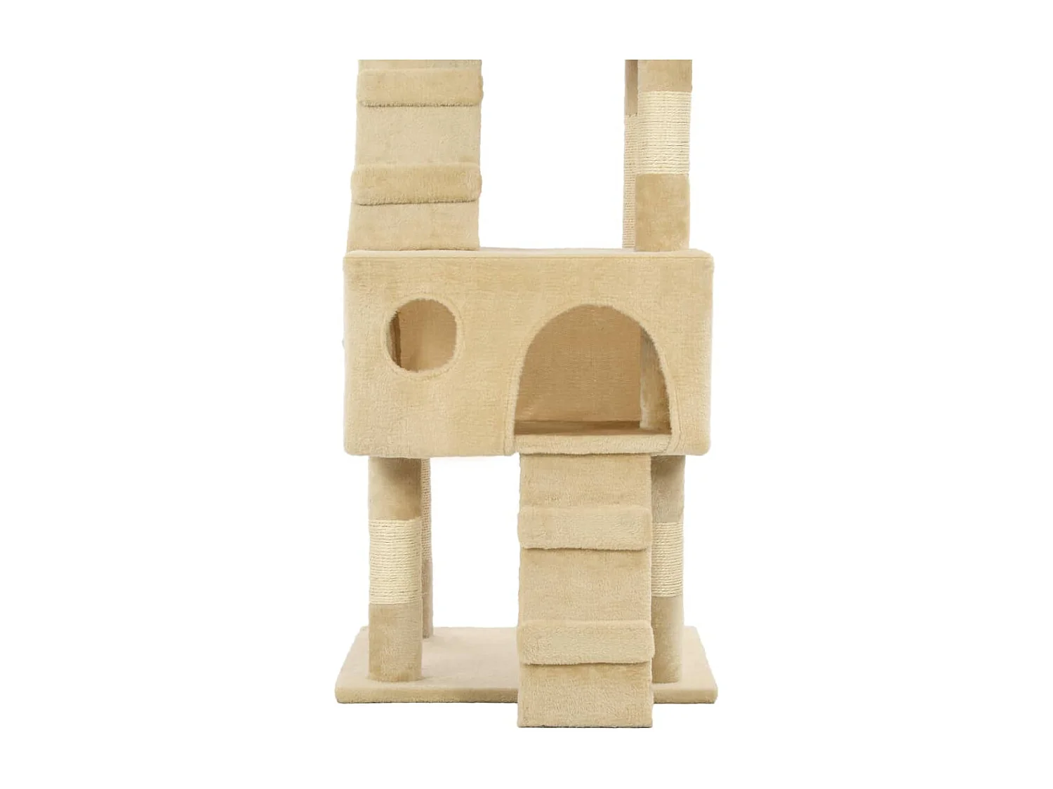 Arbre à chat avec griffoirs en sisal 170 cm Beige