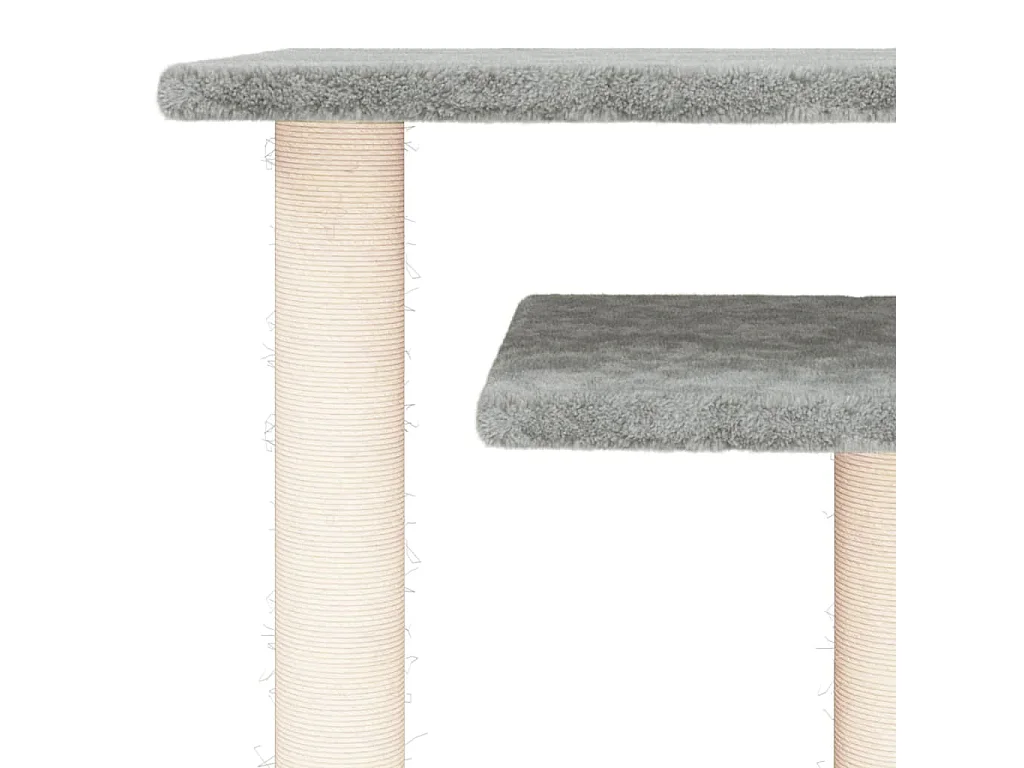 Arbres à chat avec plates-formes gris clair 62,5 cm
