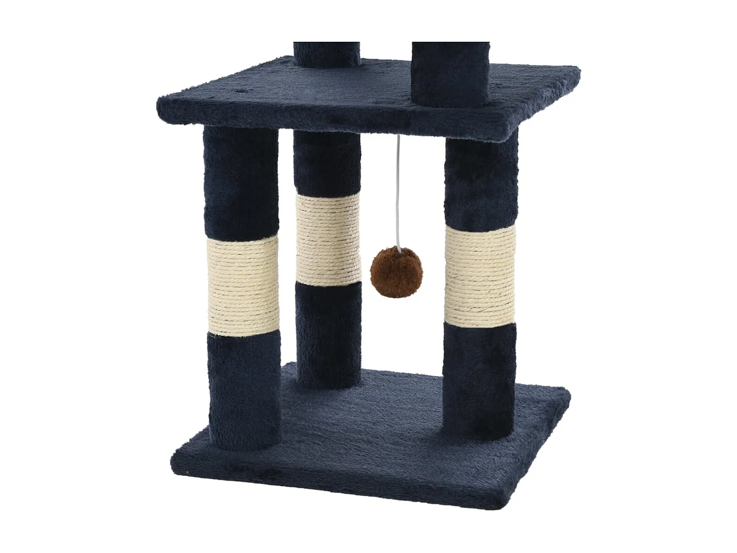 Arbre à chat avec griffoirs en sisal 65 cm Bleu