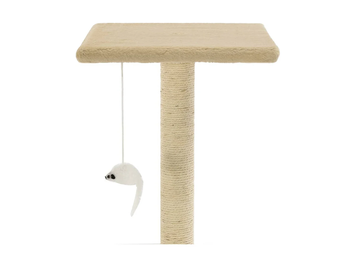 Arbre à chat avec griffoirs en sisal 95 cm Beige