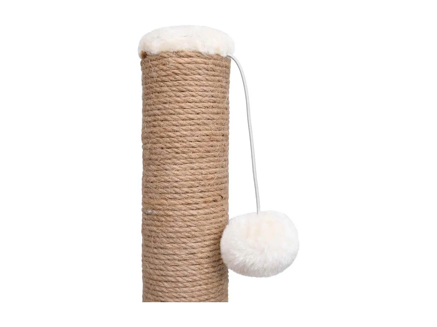 Arbre à chat avec brosse de toilettage en arche et grattoir