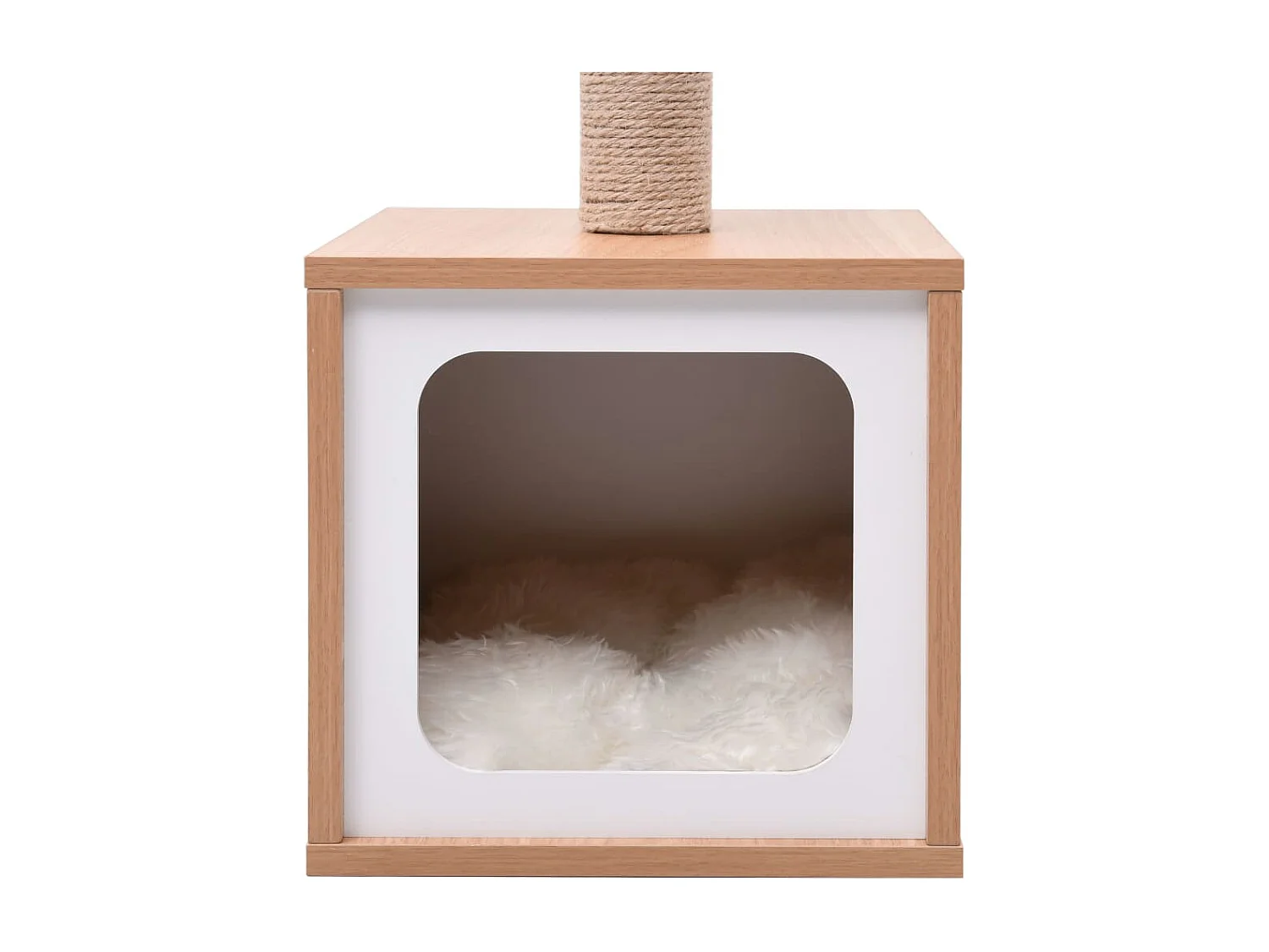 Arbre à chat avec tapis à gratter en sisal 62 cm