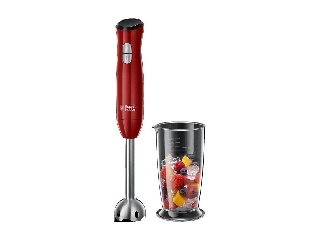 Russell Hobbs Desire 0,7 L Frullatore ad immersione 500 W Rosso, Acciaio inossidabile