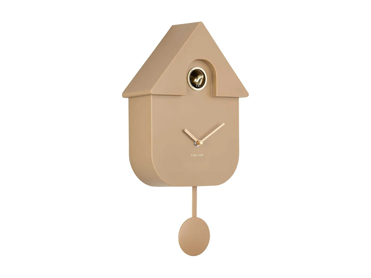 Horloge murale en ABS Modern Cuckoo Oro