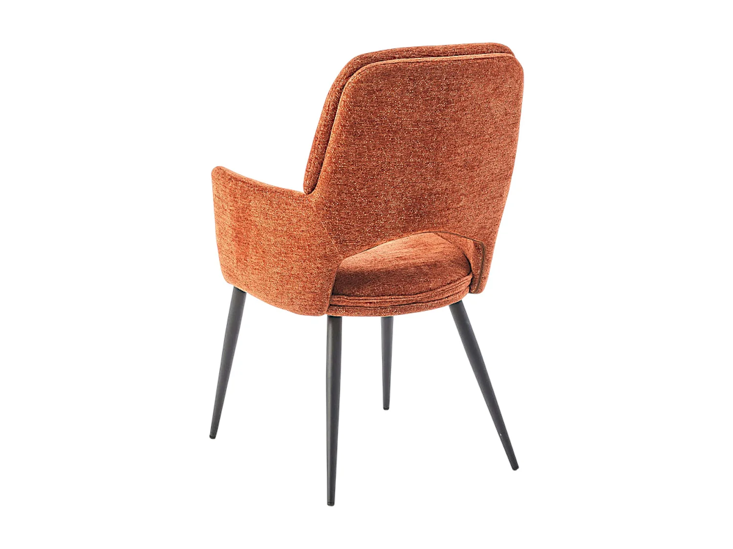 Fauteuil de table rouille à dossier ouvert (lot de 2) LIGURIE