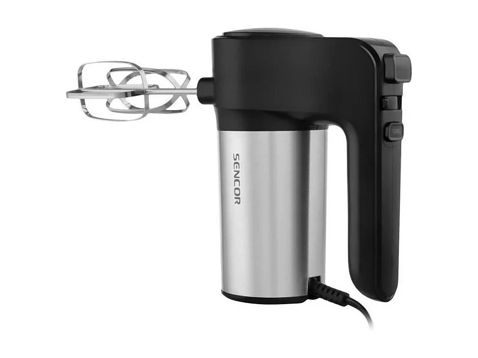 Sencor SHM 5207SS sbattitore Sbattitore manuale 400 W Nero, Acciaio inossidabile