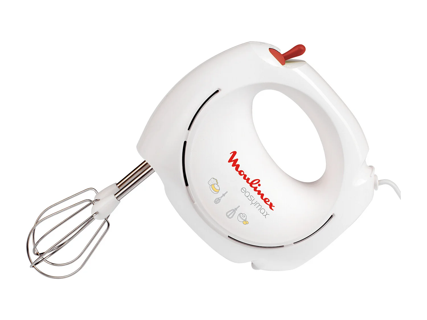 Sbattitore Elettrico Moulinex EASYMAX ABM1 con Filo Bianco 200 W