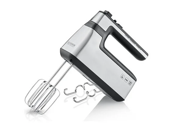 Severin HM 3843 Sbattitore manuale 100 W Nero, Argento