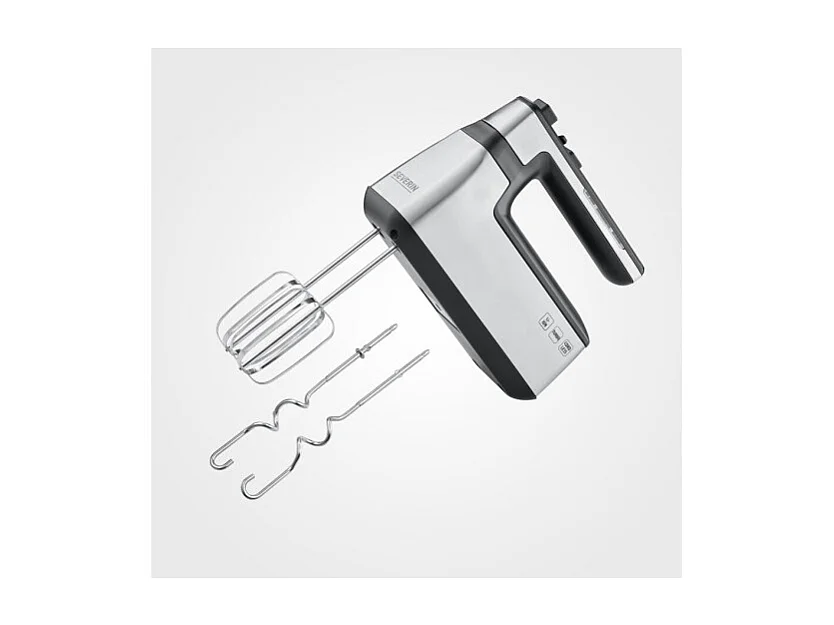 Severin HM 3843 Sbattitore manuale 100 W Nero, Argento