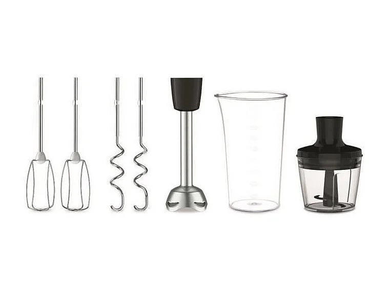 MOULINEX HM653910 Powermix Silence Batteur, 600 W, Technologie silencieuse, Poignee ergonomique, Variateur de vitesse