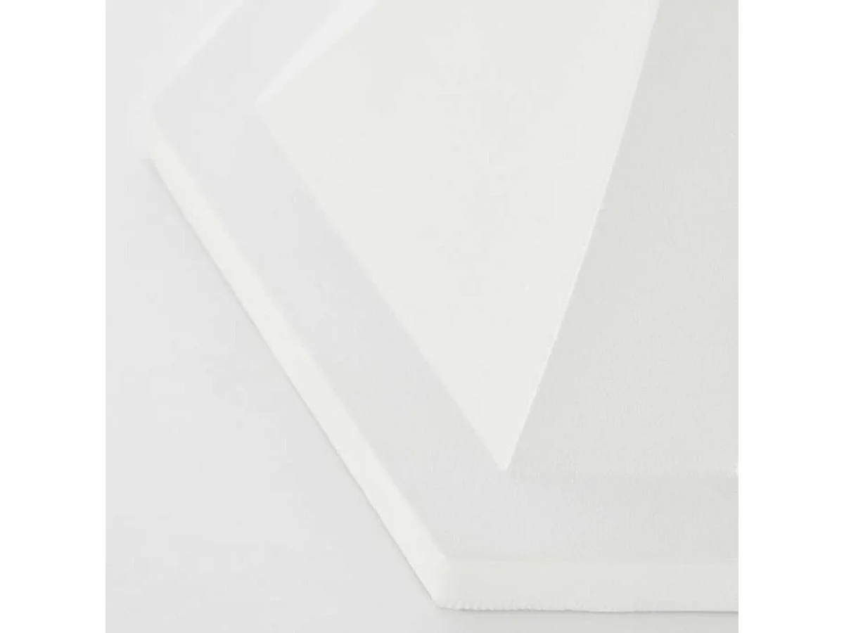 Borne extérieure blanc - Métal/verre - IP44 - 1xE27 60W