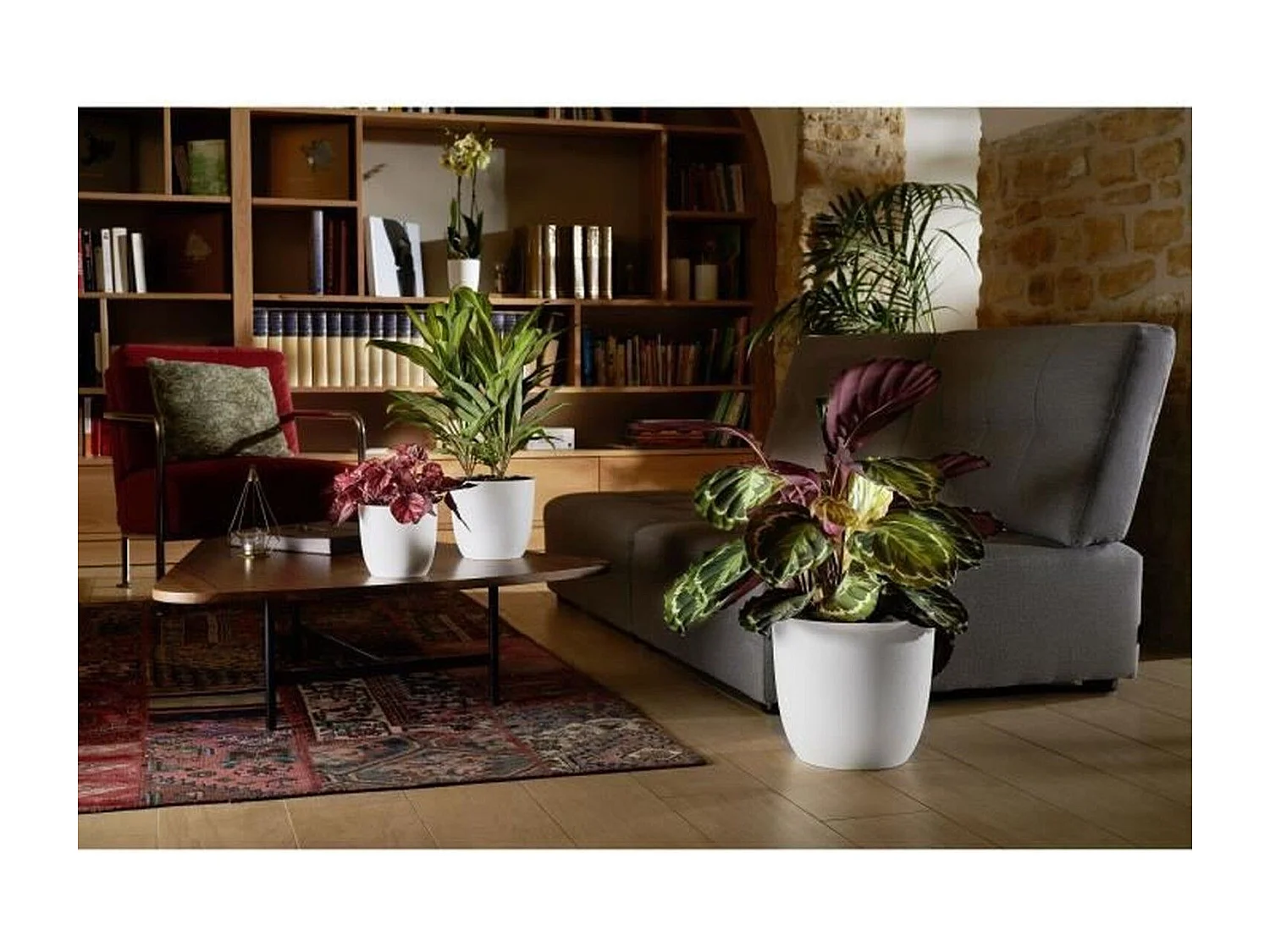 Cache-pot 14,8 Ø 29,5 x 27,1 cm - Blanc ivoire