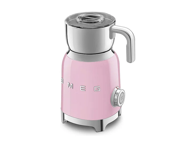 Frullatore di Latte Rosa Smeg MFF11PKEU 500W - Design Retrò, Efficace ed Elegante