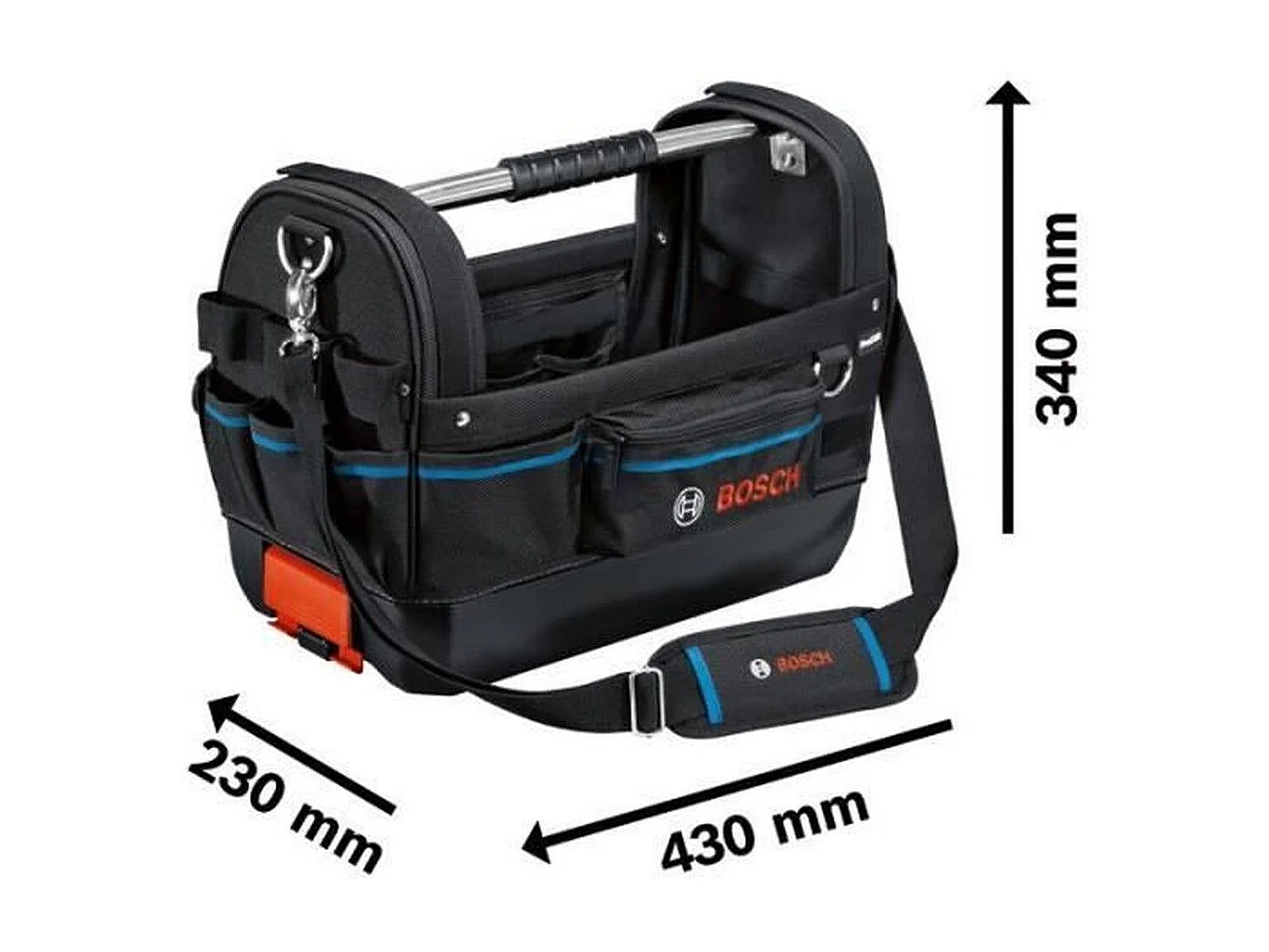 Sac à outils GWT 20 - 23 x 43 x 34 cm