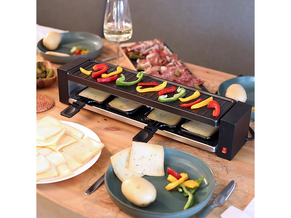 Appareil à raclette pour 4 personnes 800W