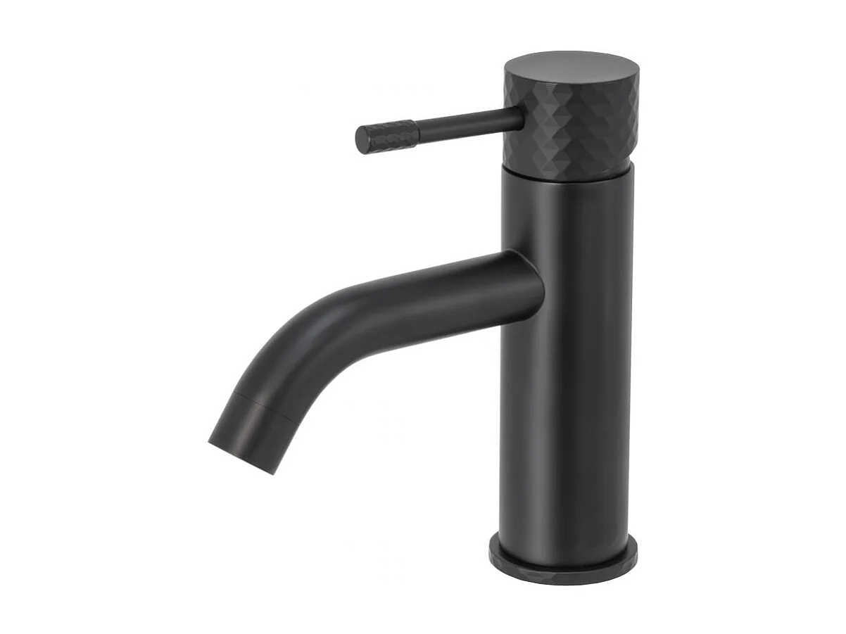 Grifo lavabo monomando PRAGA negro mate
