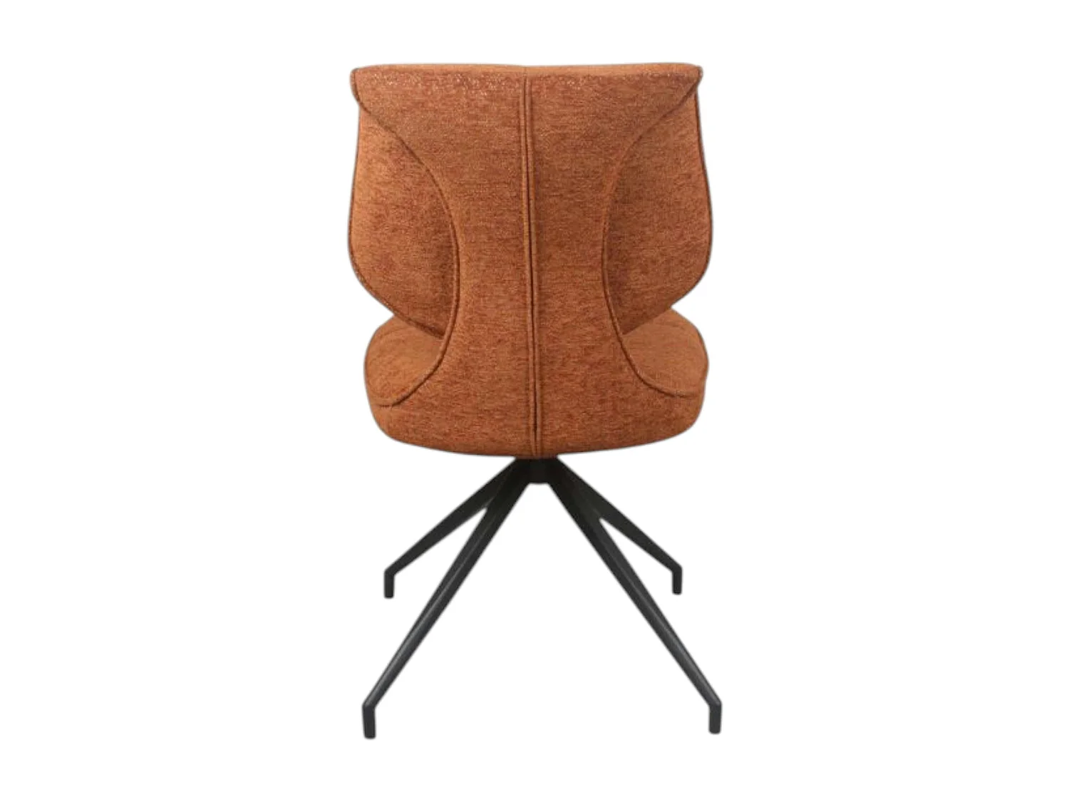 Chaise pivotante rouille dossier double (lot de 2) LIGURIE