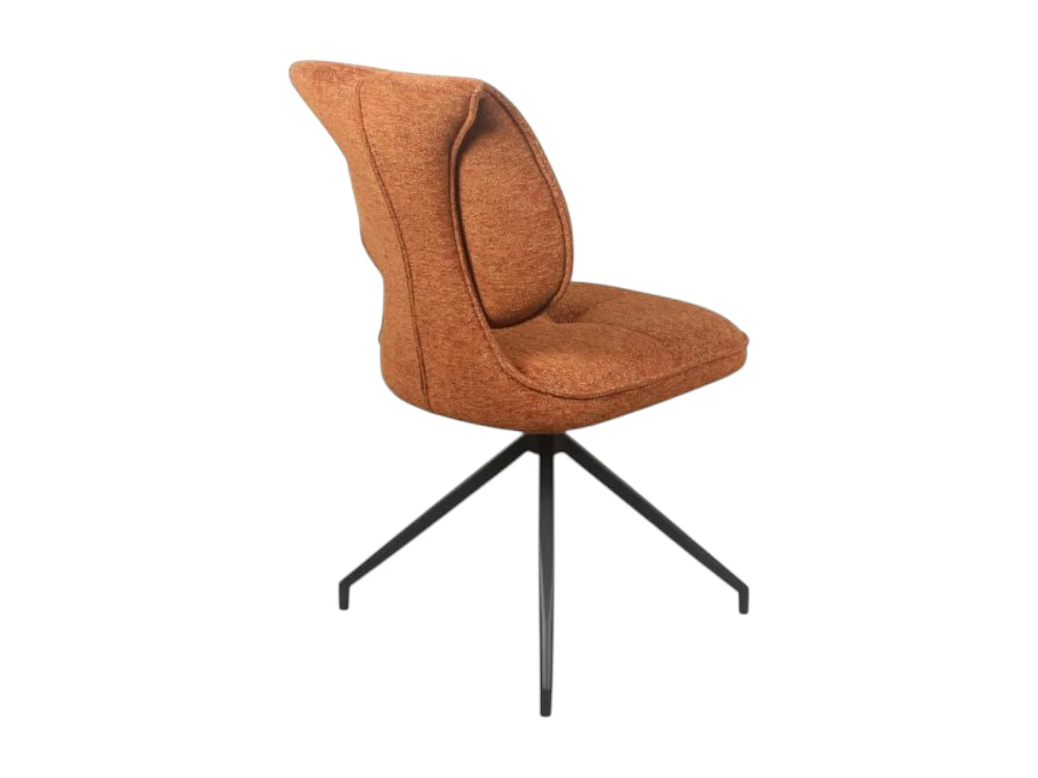 Chaise pivotante rouille dossier double (lot de 2) LIGURIE