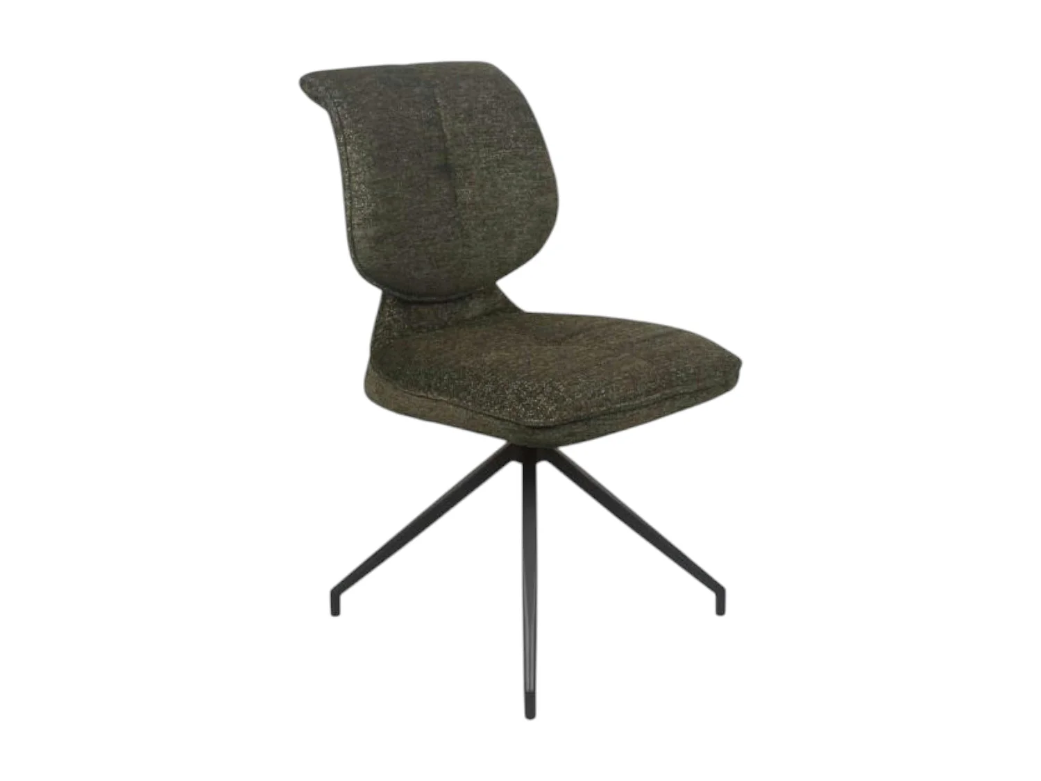 Chaise pivotante verte dossier double (lot de 2) LIGURIE