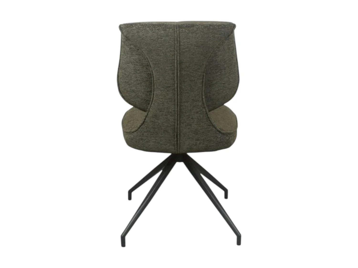 Chaise pivotante verte dossier double (lot de 2) LIGURIE