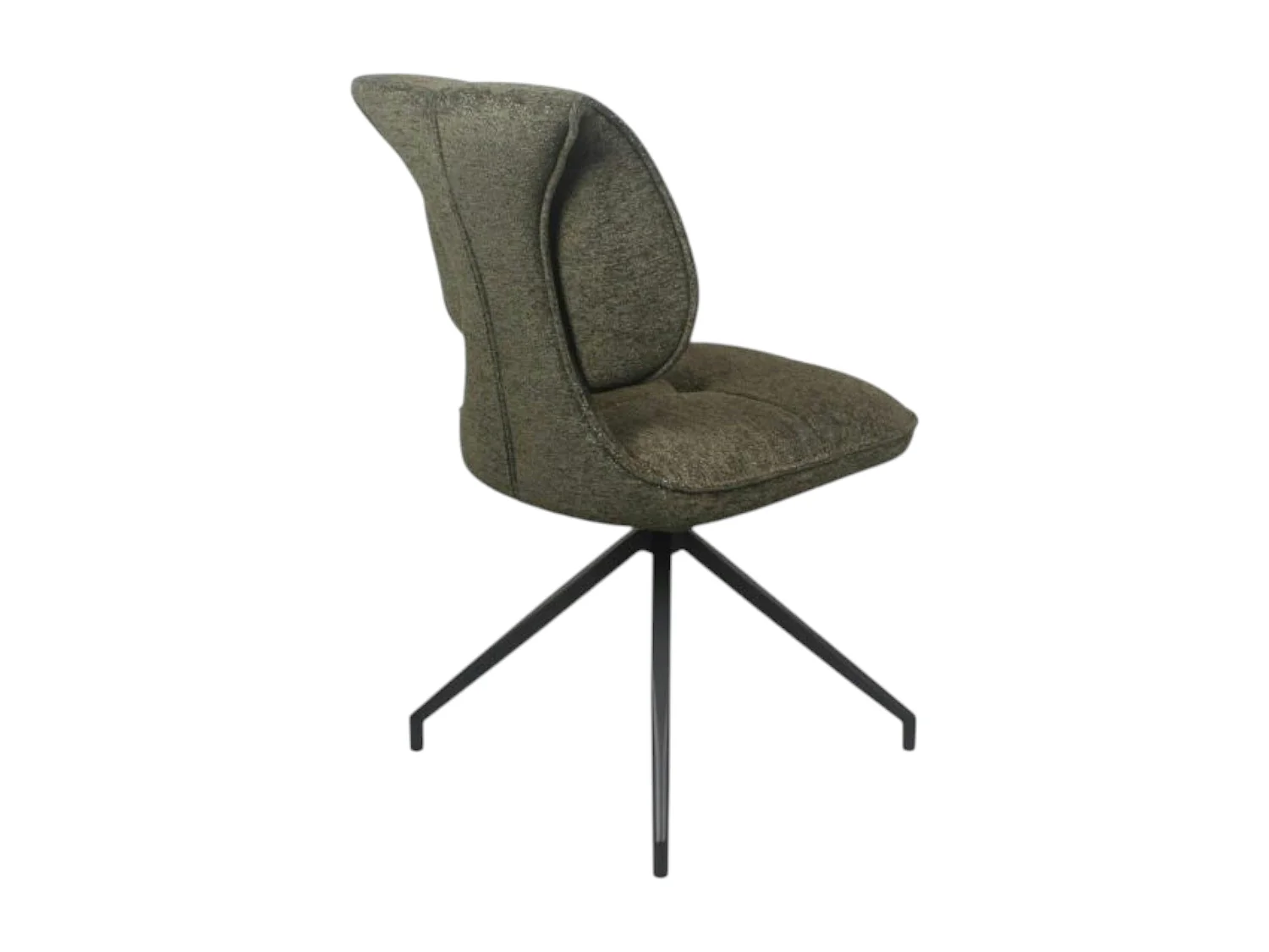 Chaise pivotante verte dossier double (lot de 2) LIGURIE