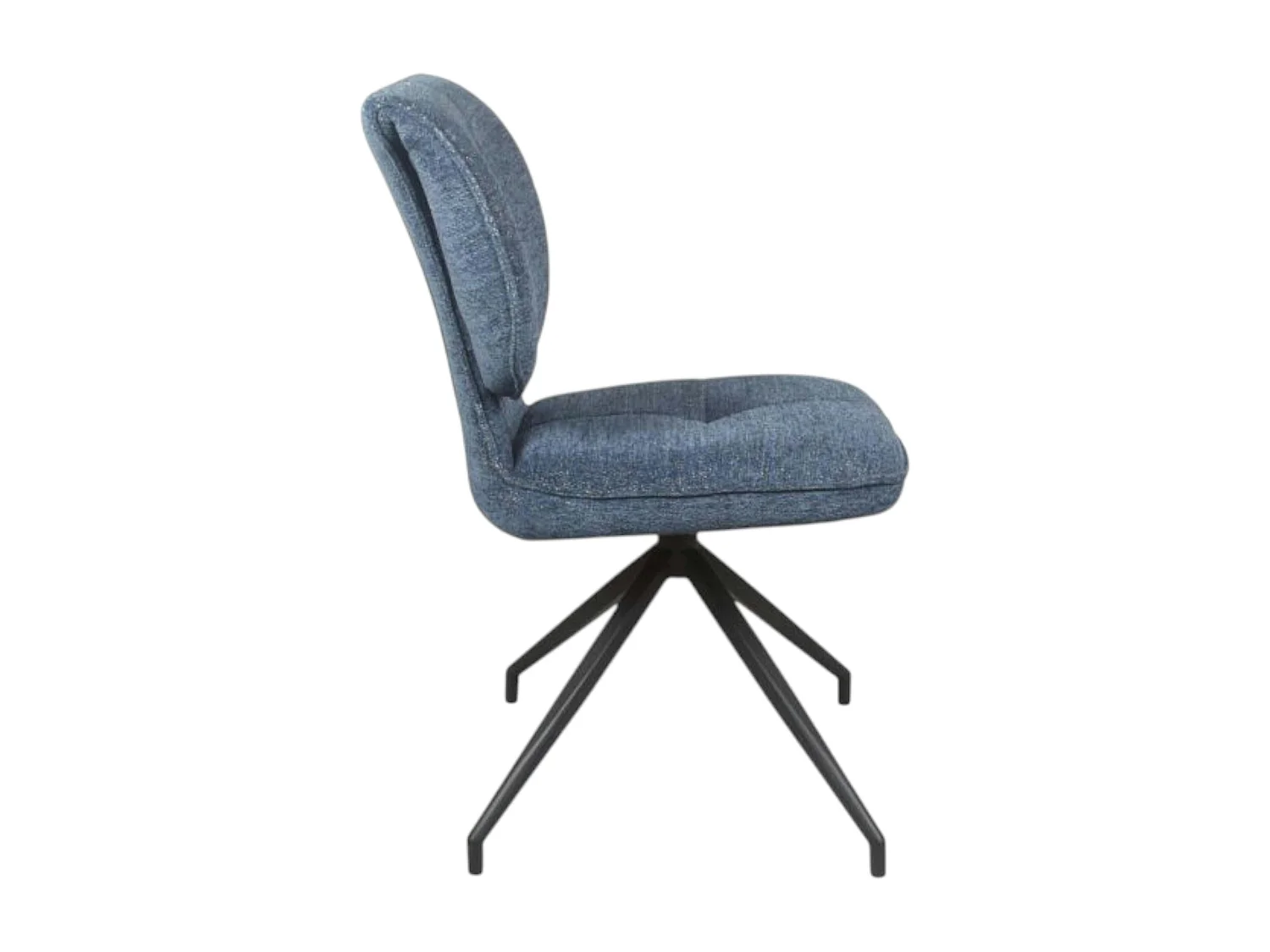 Chaise pivotante bleue dossier double (lot de 2) LIGURIE