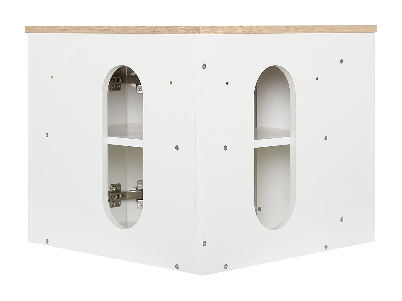 Meuble sous vasque d'angle avec vasque, robinet et armoire SORRENTO