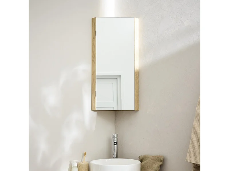 Mobile lavabo angolare + lavabo + rubinetto + mobiletto angolare SORRENTO