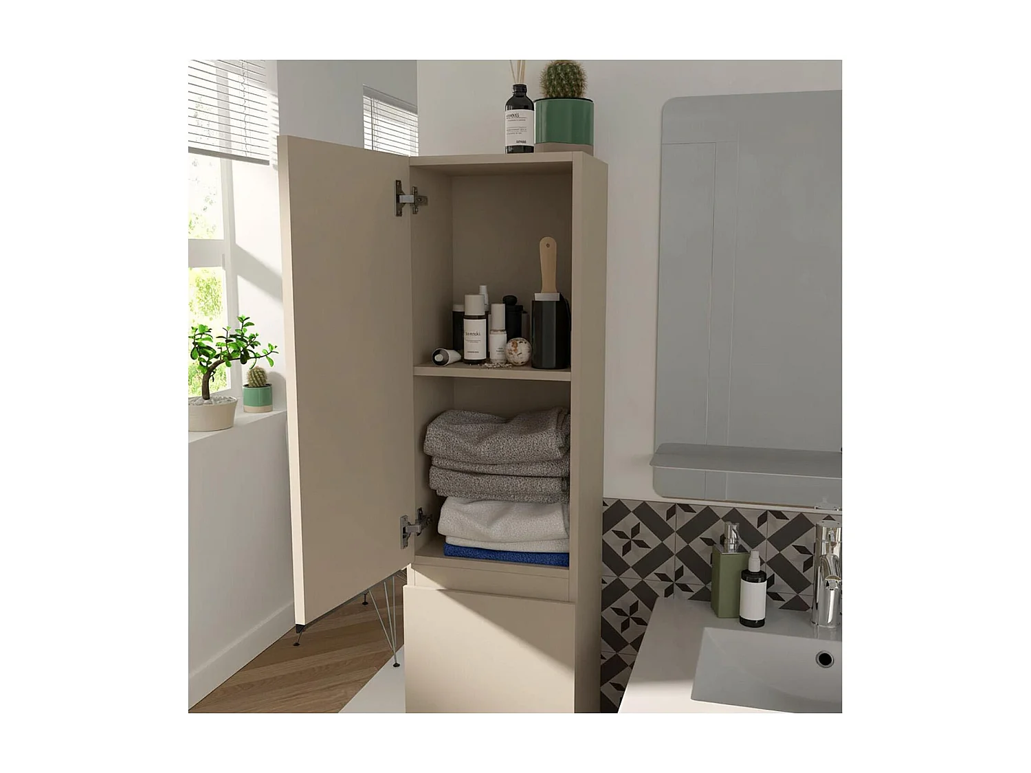 SORRENTO 120cm wandgemonteerde dubbele spoelbak