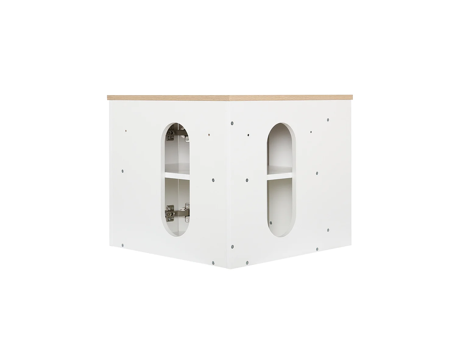 Mobile lavabo angolare + lavabo bianco + rubinetto SORRENTO