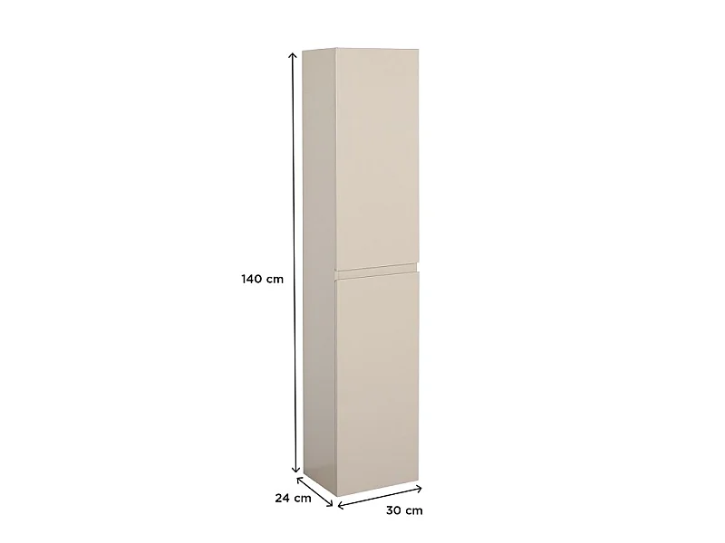 Colonna bagno sospesa SORRENTO 140cm