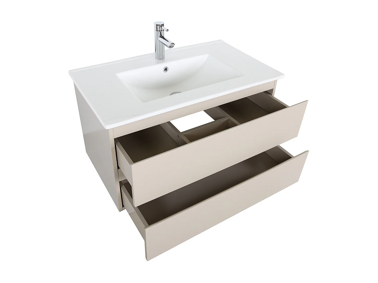 Mueble de lavabo individual SORRENTO de 80 cm