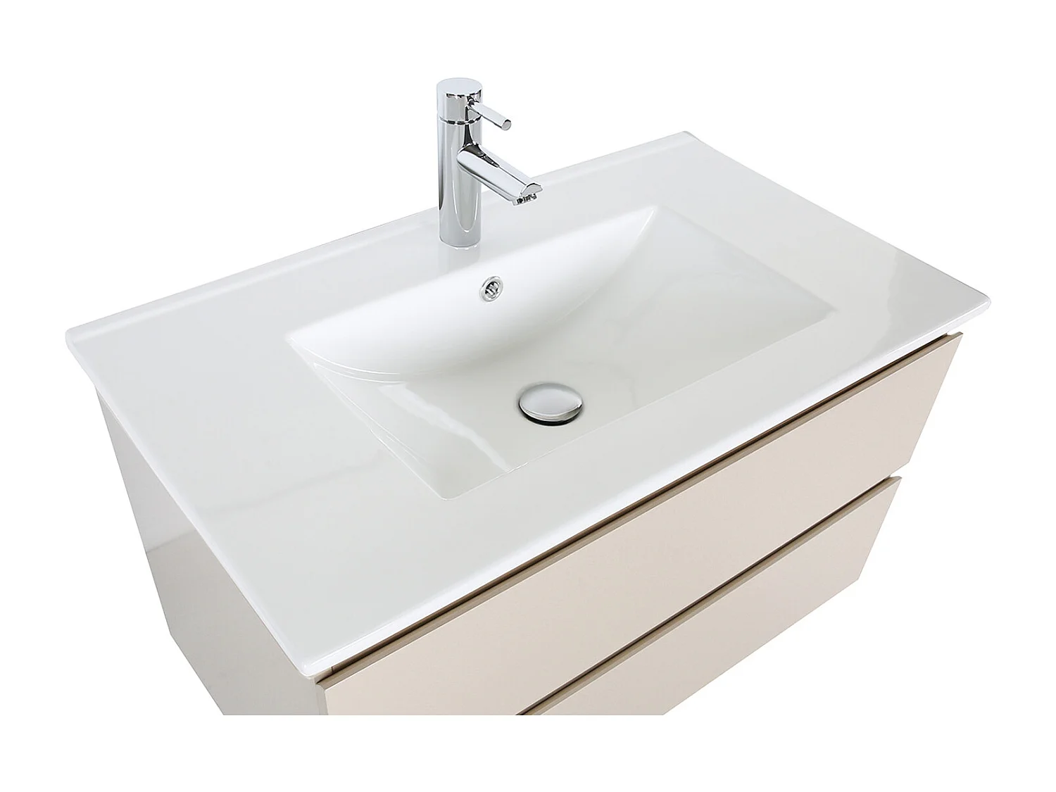 Mueble de lavabo individual SORRENTO de 80 cm