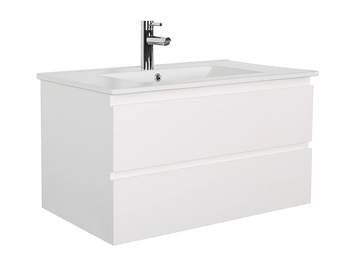 Mueble de lavabo individual SORRENTO de 80 cm